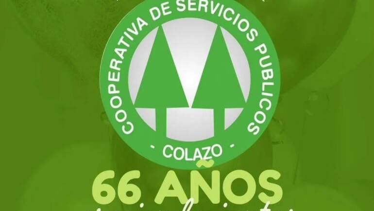 ¡Feliz 66° aniversario, Cooperativa de Servicios Públicos de Colazo!